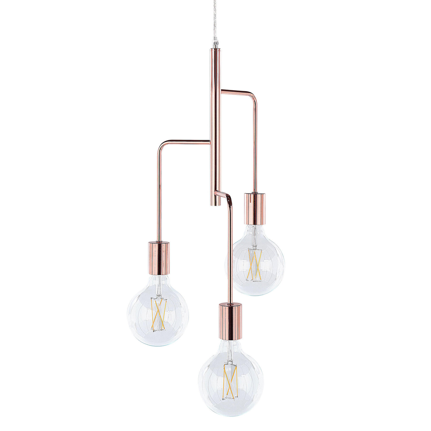 

Подвесной светильник Beliani, 20x20x120 см, медный