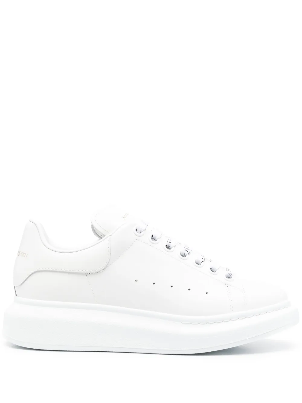 Кожаные кроссовки Alexander McQueen, белый