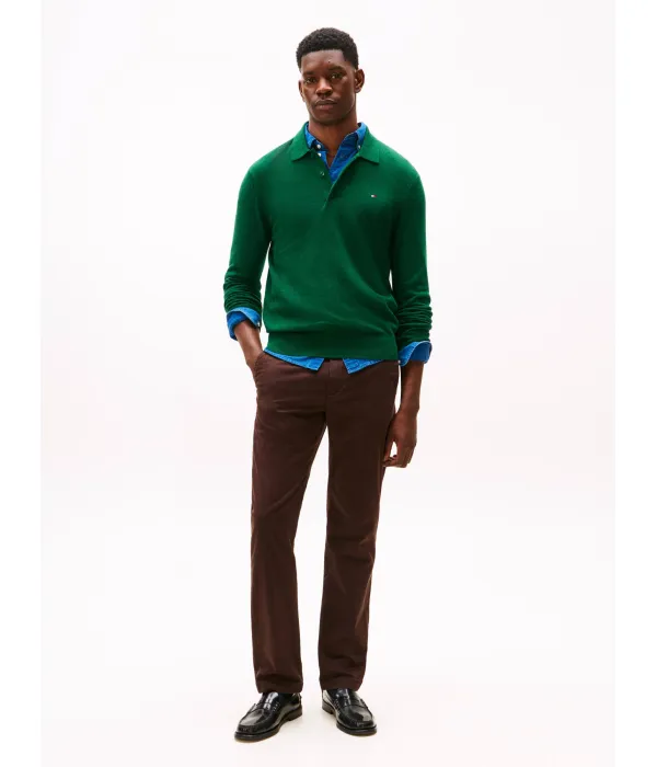 Брюки чинос Denton Straight fit Tommy Hilfiger, коричневый — фото 2