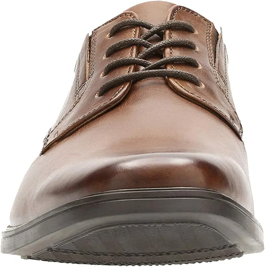 Мужские туфли-дерби Clarks Tilden Plain, Dark Brown — фото 3