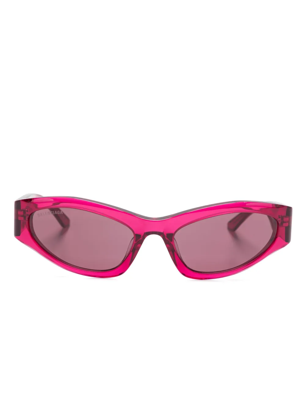 

Солнцезащитные очки в оправе 'кошачий глаз' Balenciaga Eyewear, розовый
