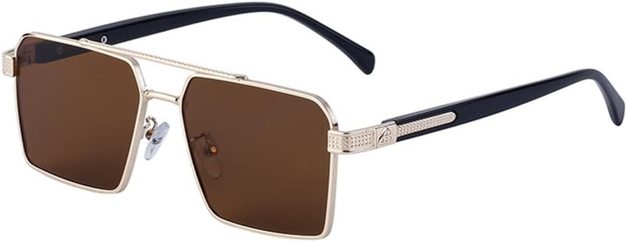 

Солнцезащитные очки в стиле ретро 2027 года для женщин, металлическая оправа с градиентным цветом, мужские деловые очки для вождения, защита от УФ-излучения UV400 MTZJH, 4