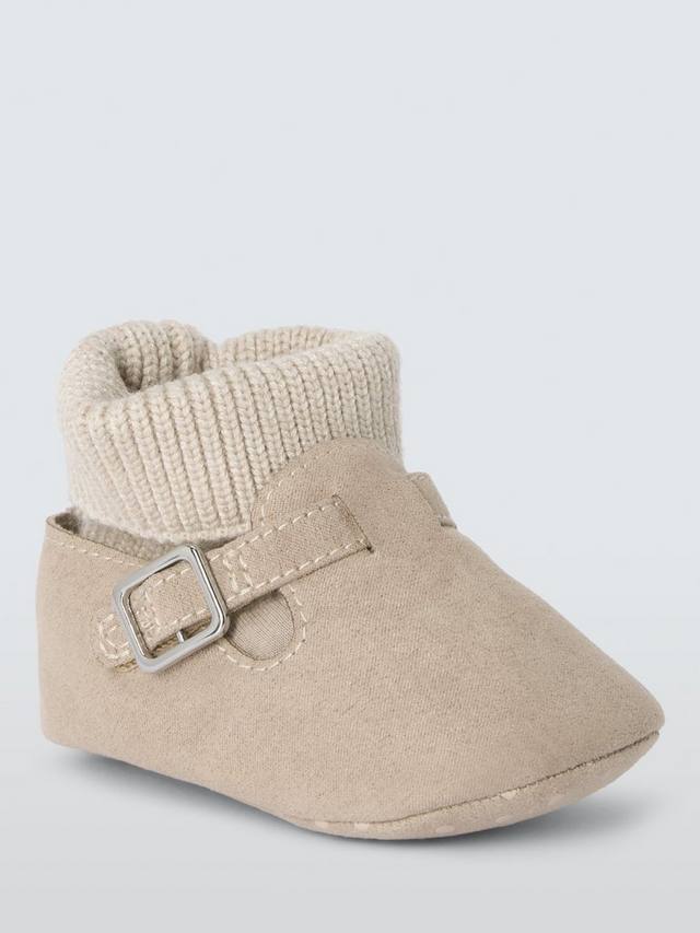 

Детские вязаные пинетки для коляски John Lewis, Beige
