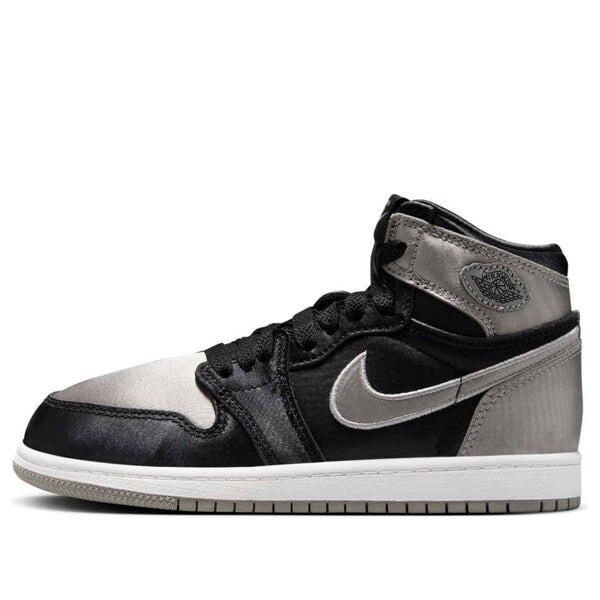 

Кроссовки 1 retro high og 'satin shadow' Air Jordan, черный