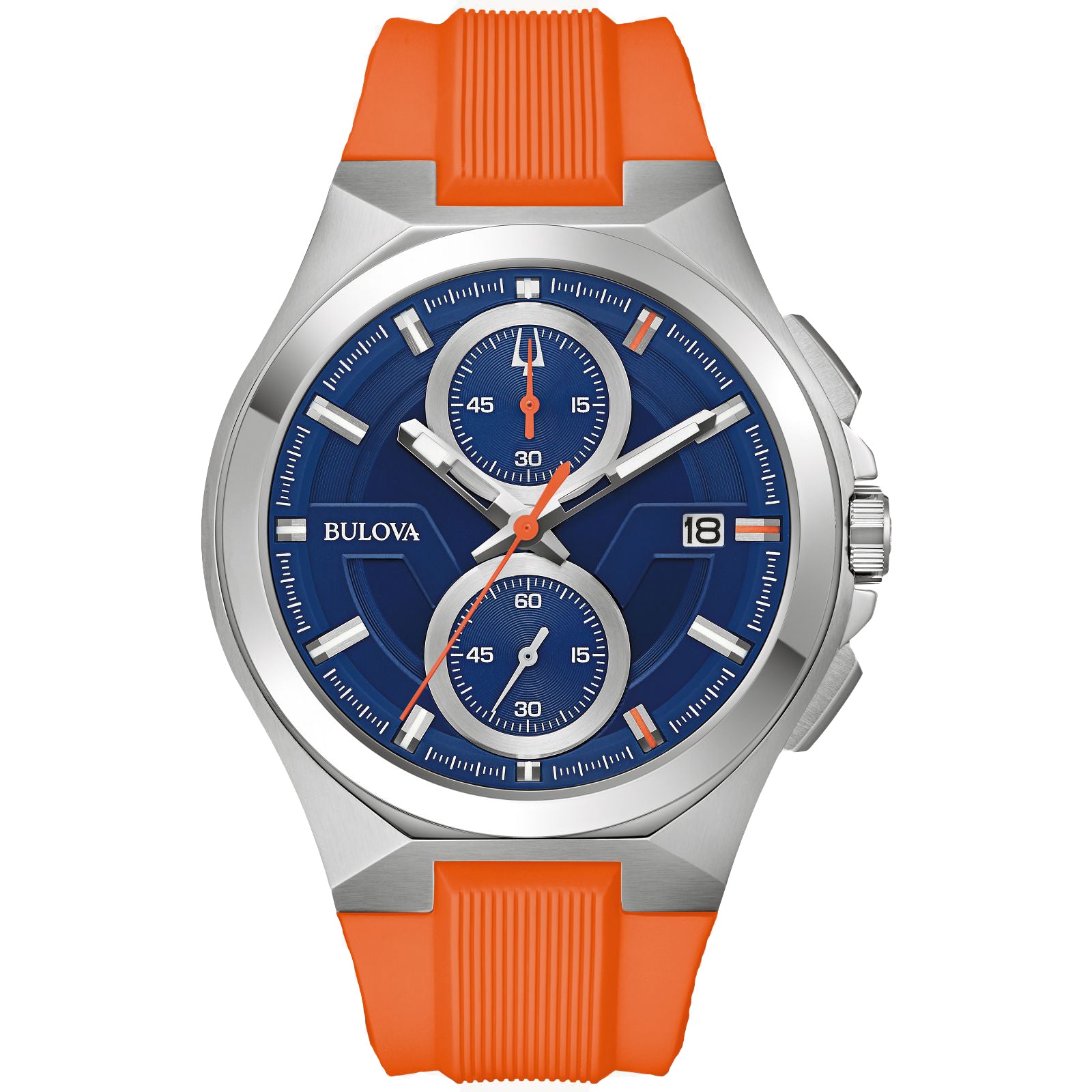 

Мужские часы Bulova Maquina с синим циферблатом