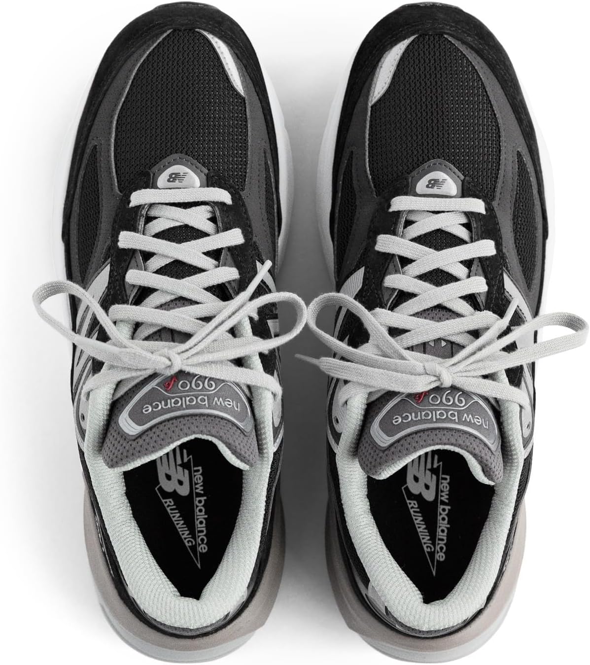 Кроссовки New Balance для мужчин Made in USA 990v6, белый/черный — фото 3