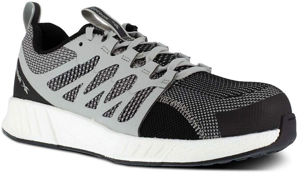 Мужские оксфорды Reebok Work Fusion Flexweave с композитным носком, белый/серый — фото 2
