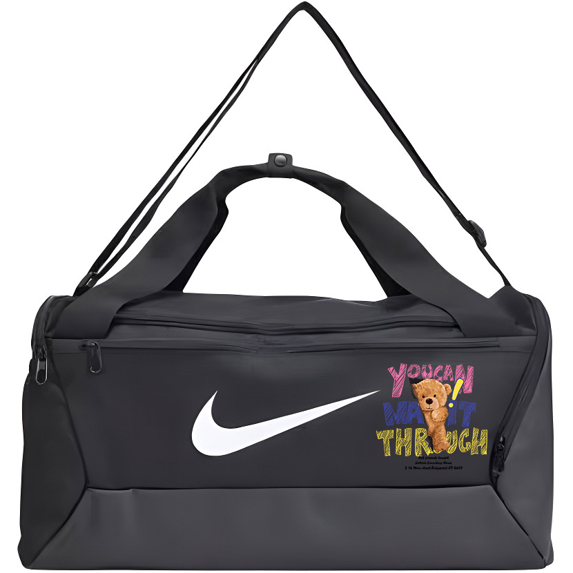 

Nike Сумка для спортзала и путешествий Fabric Smiley Face, унисекс, черная