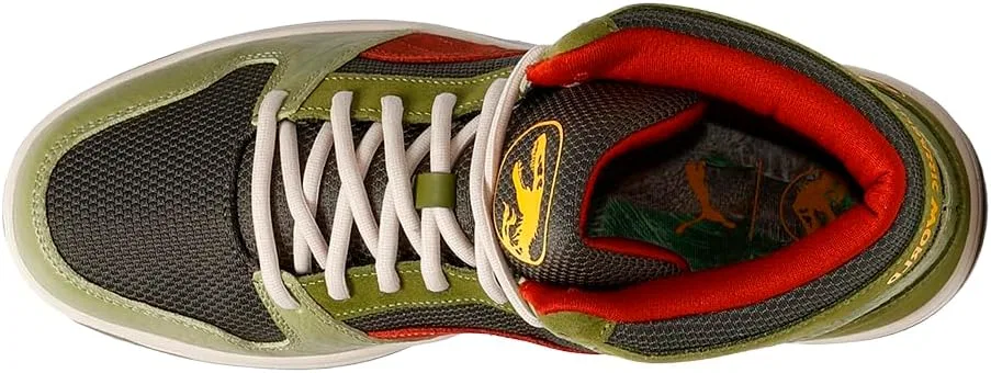 Мужские кроссовки PUMA Rebound Layup SL Jurassic World Land High Sneakers Shoes Casual - Green — фото 4
