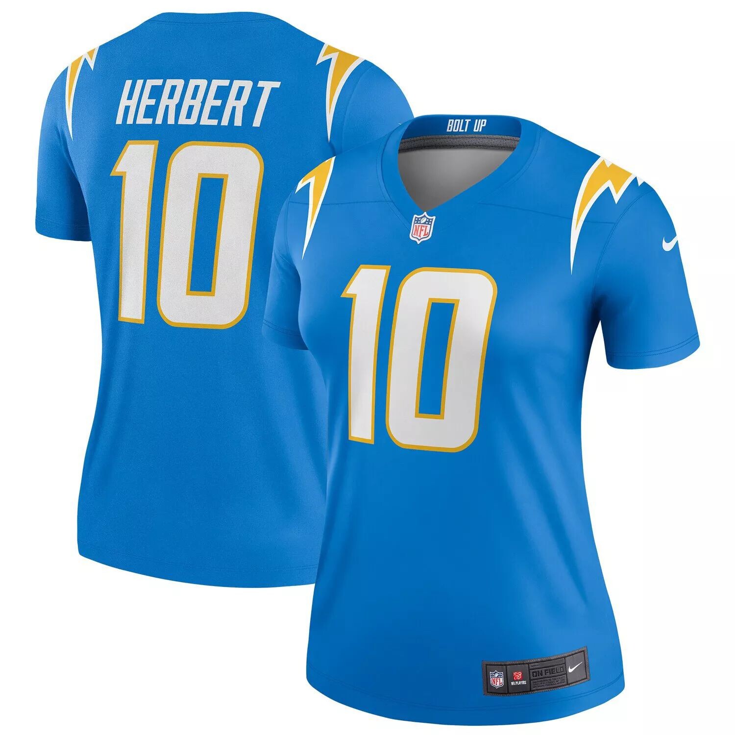 

Женские джерси Nike Justin Herbert Powder Blue Los Angeles Chargers Legend Nike