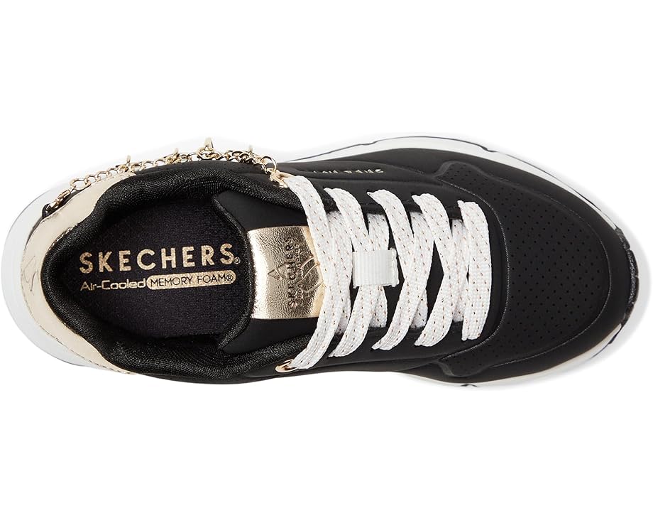 Детские кроссовки Skechers Uno Gen1 310343L (Little Kid/Big Kid) SKECHERS KIDS, Black/Gold — фото 2