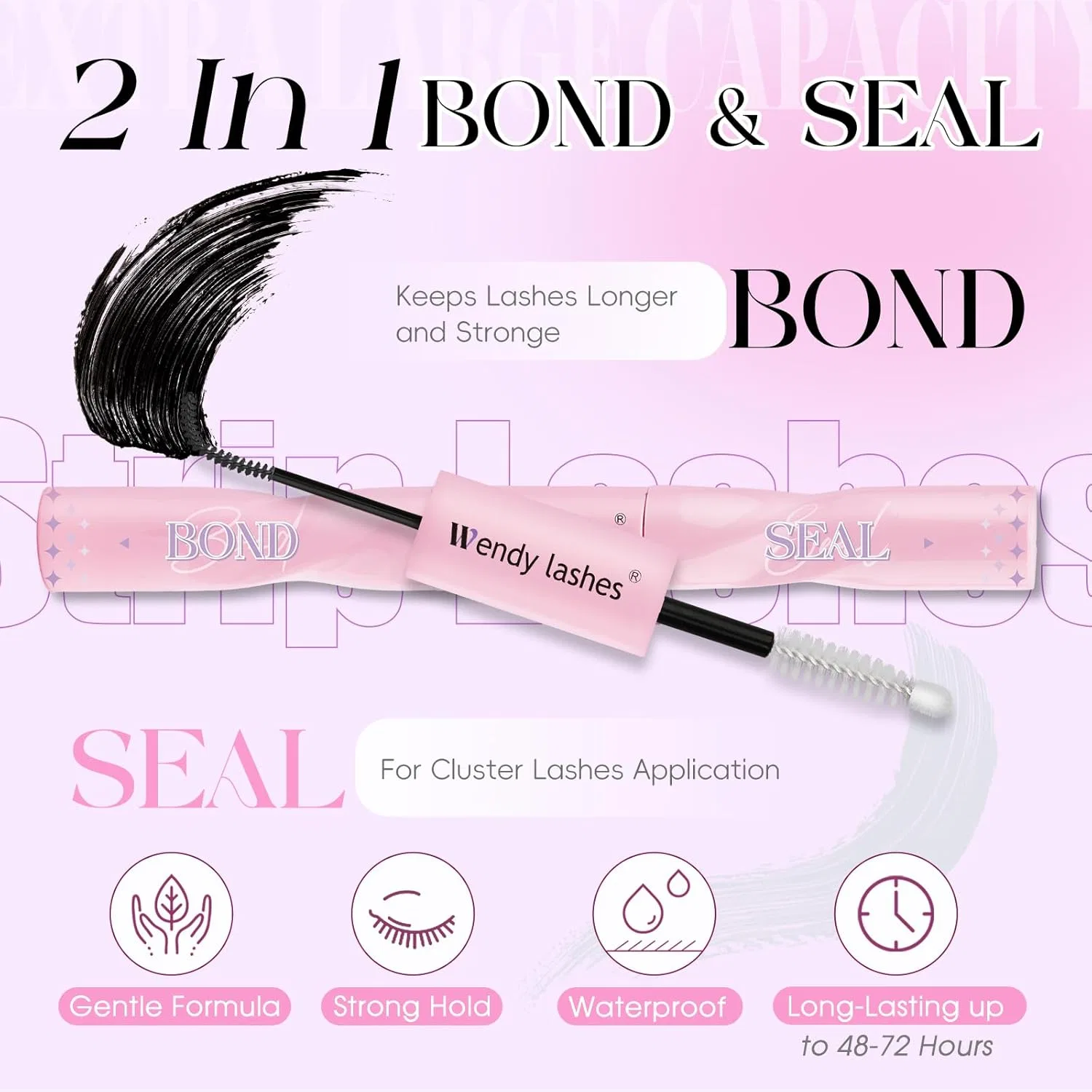 Набор для наращивания ресниц «K002» D-изгиб Wendy Lashes — фото 3