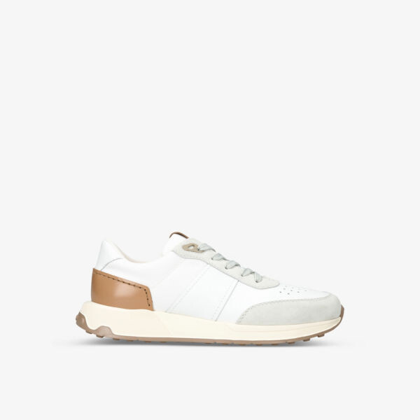 

Роскошные кожаные низкие кеды Tods, белый