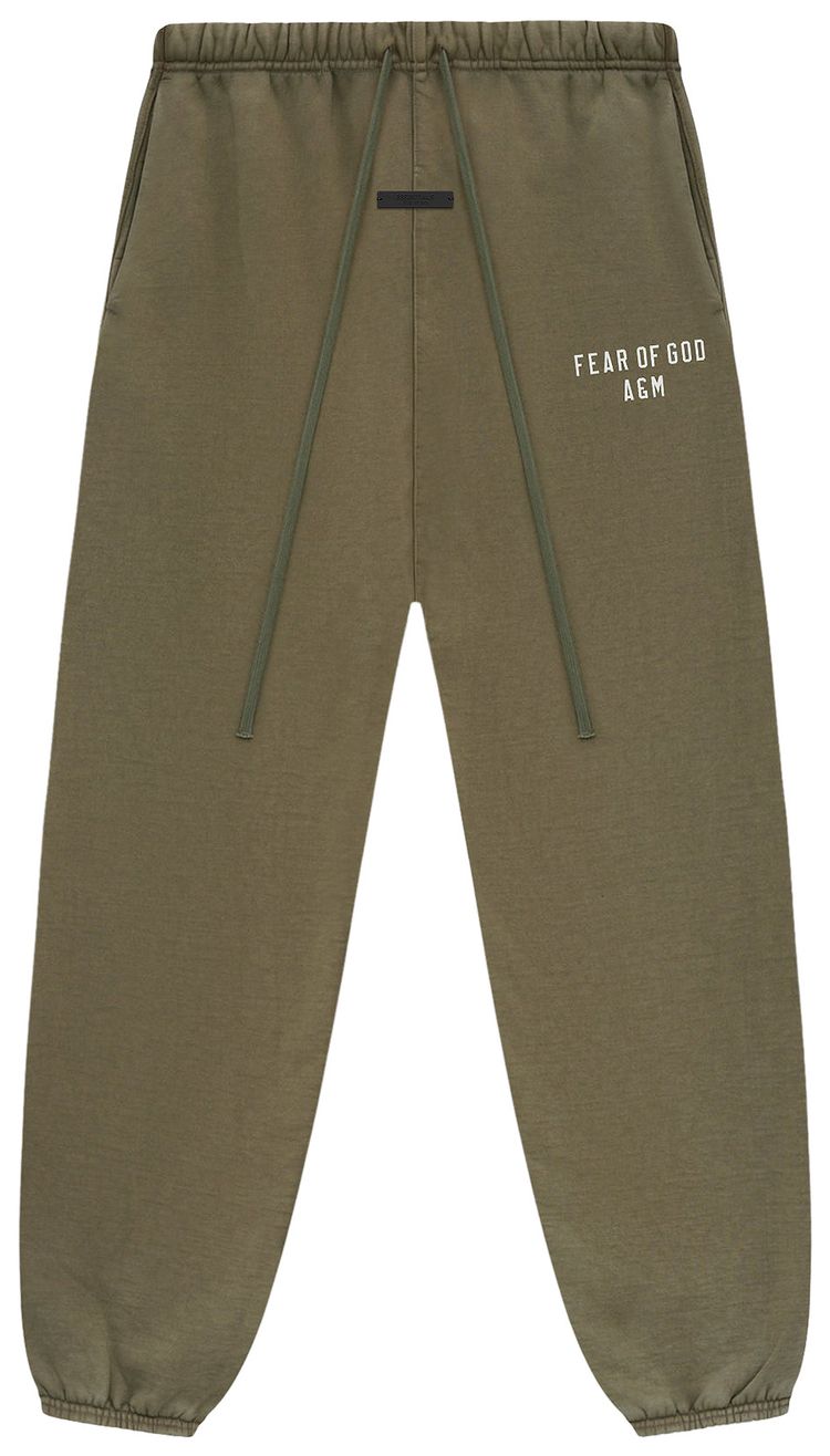 

Спортивные штаны Fear of God Essentials Heavy Fleece Sweatpant 'Military', зеленый