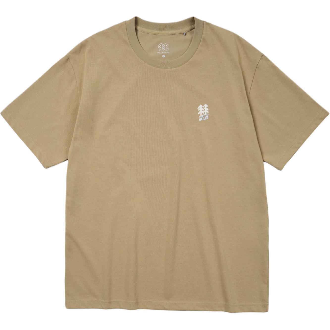 

Футболка унисекс KOLON SPORT, светло-коричневый