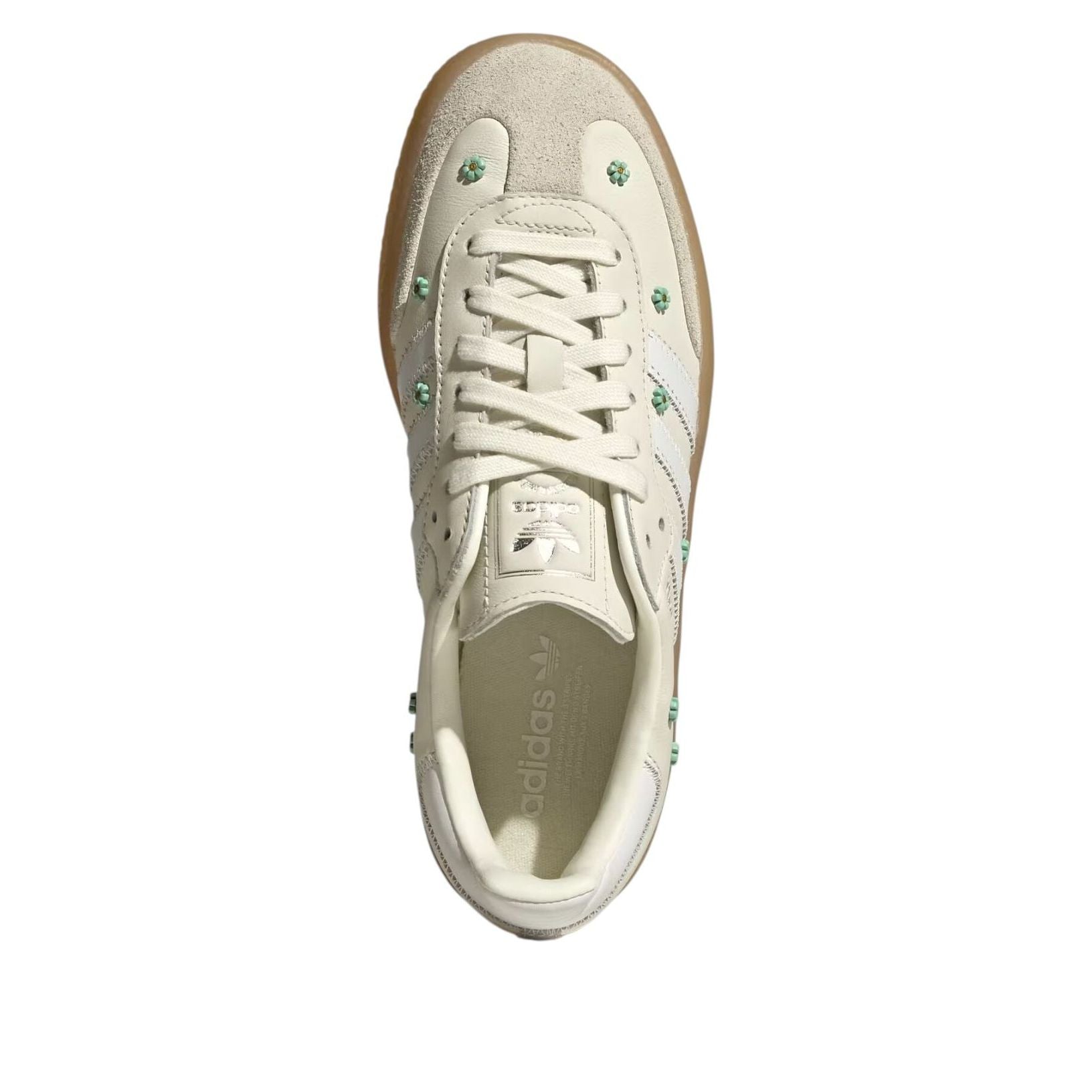 Кроссовки (WMNS) adidas Sambae 'Off White Cloud White Clear Mint' — фото 4