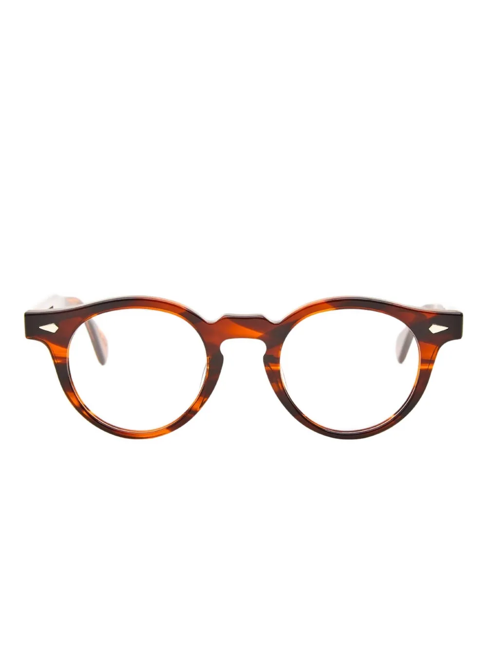 

Очки Гарольда в круглой оправе JULIUS TART OPTICAL, коричневый