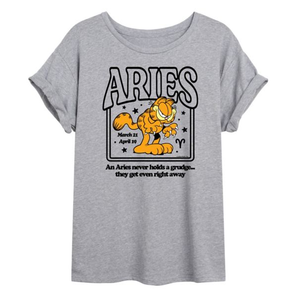 

Детская оверсайз футболка Garfield Aries Licensed Character, серый