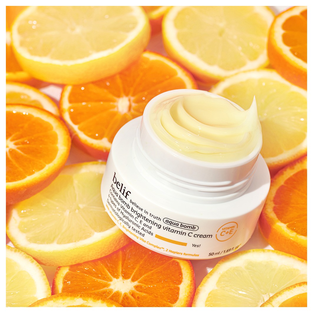 Сыворотка belif — Aqua bomb brightening vitamin c cream , объем, 50 мл — фото 2