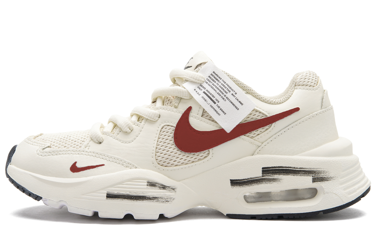 

Nike Кроссовки для бега Air Max Fusion Low top Unisex White Red