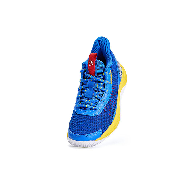 Баскетбольные кроссовки Curry Kids GS Low-top Under Armour, серый — фото 4
