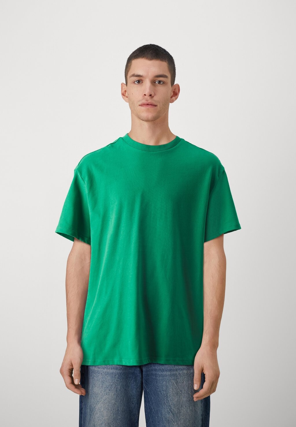 

Базовая футболка JPRBLAHARVEY TEE CREW NECK UNISEX Jack & Jones, цвет verdant green