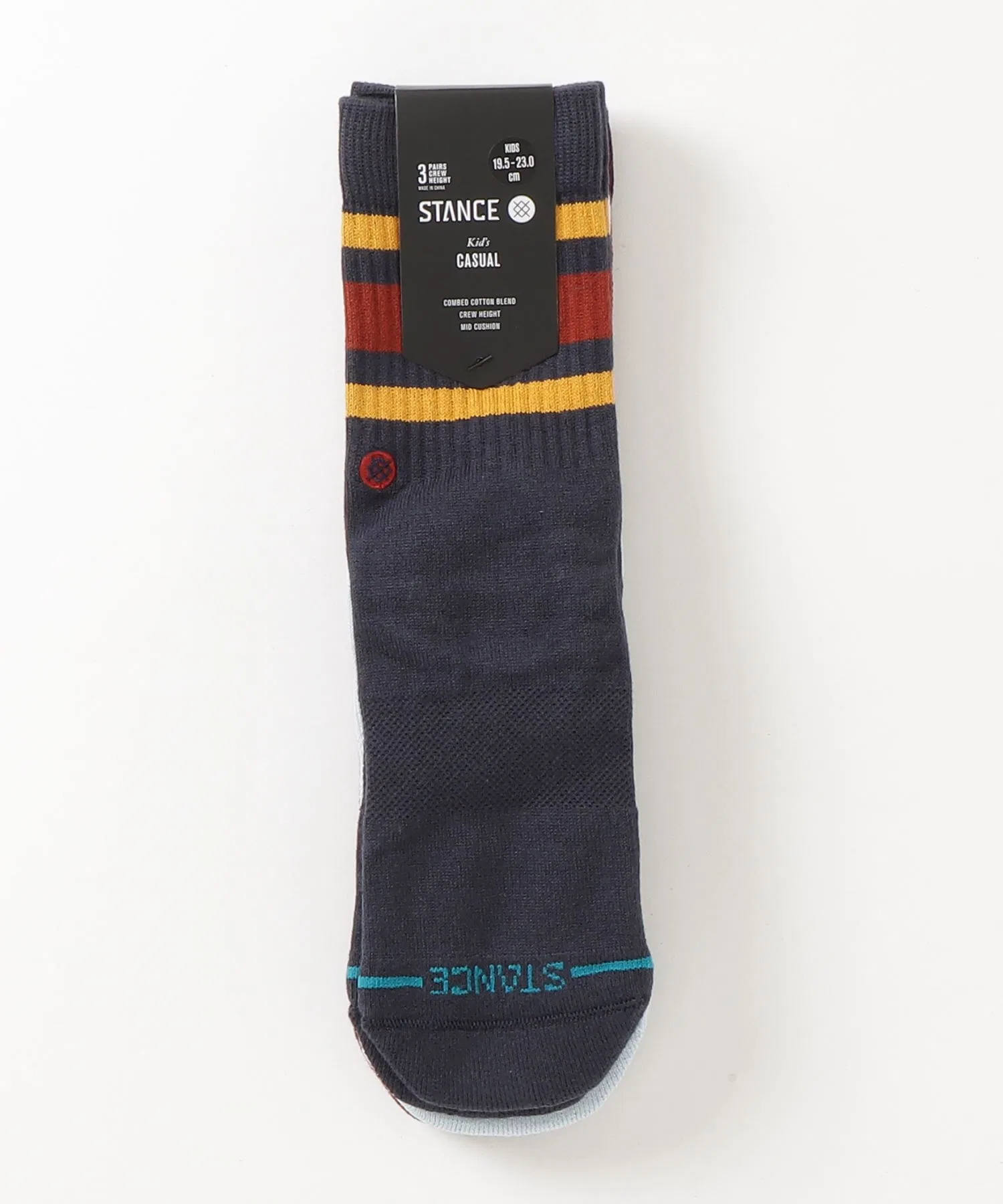 Детские носки STANCE ICON, смешанный детский набор, 3 шт., K556C24ICO#NVY