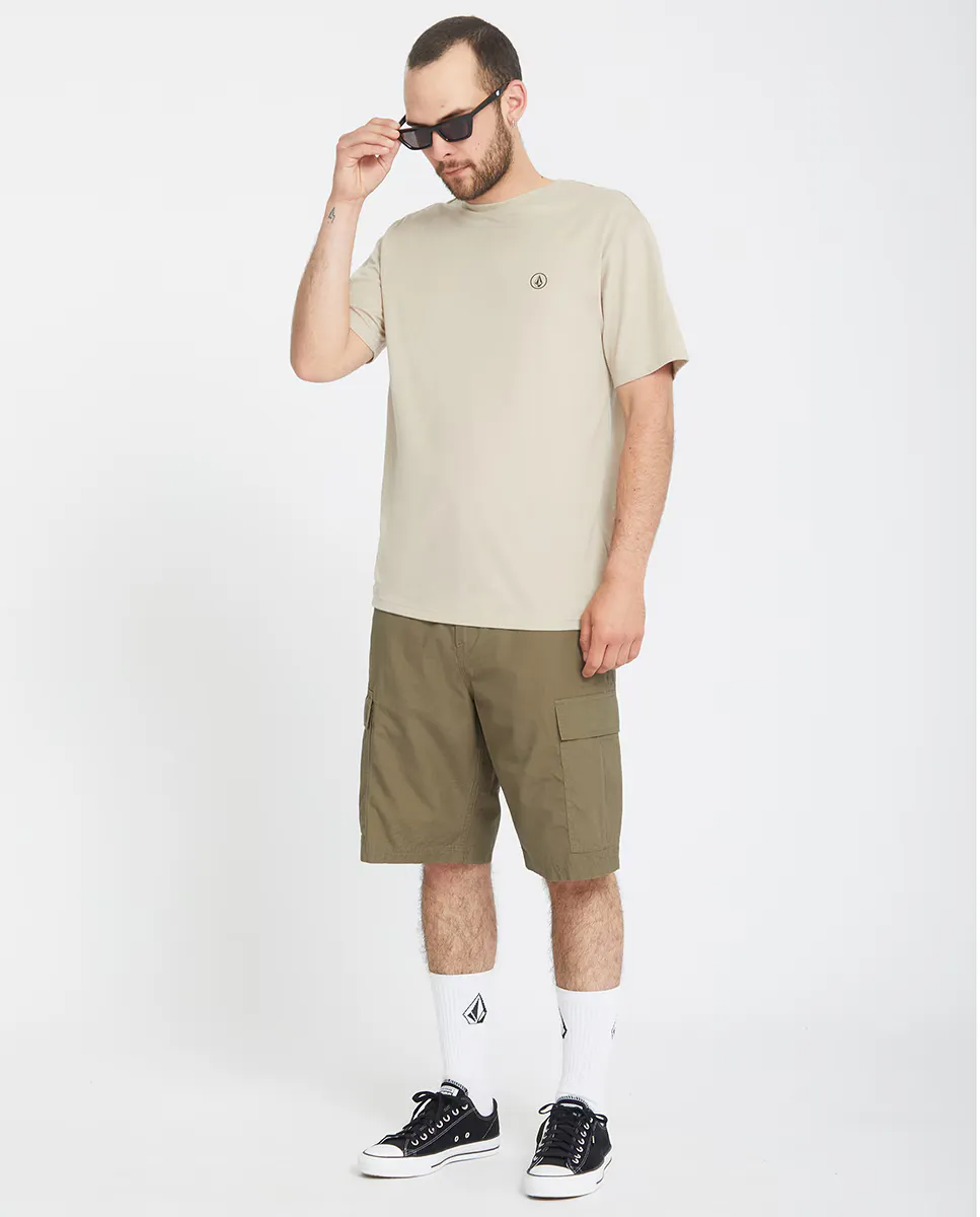 

Простые мужские шорты-карго Volcom, темно-зеленый