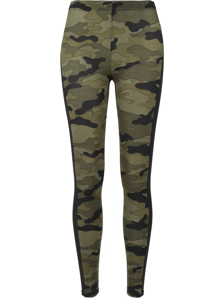 

Леггинсы Urban Classics, цвет woodcamo/blk
