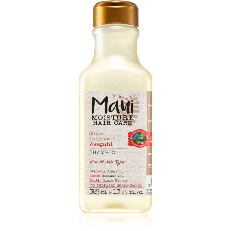 

Maui Moisture Shine Amplifying + Шампунь Awapuhi для придания блеска и смягчения волос 385 мл Inna Marka