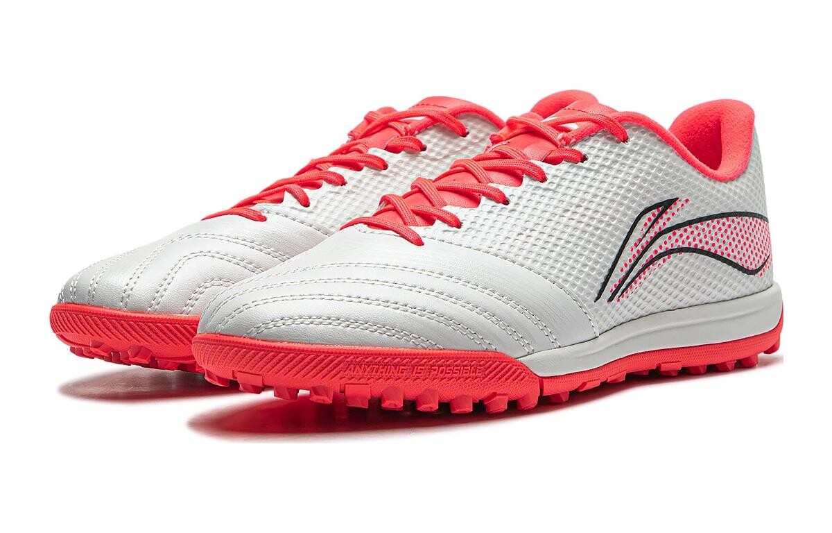 Детские футбольные бутсы GS Low-top белые/красные Lining, белый/красный — фото 3
