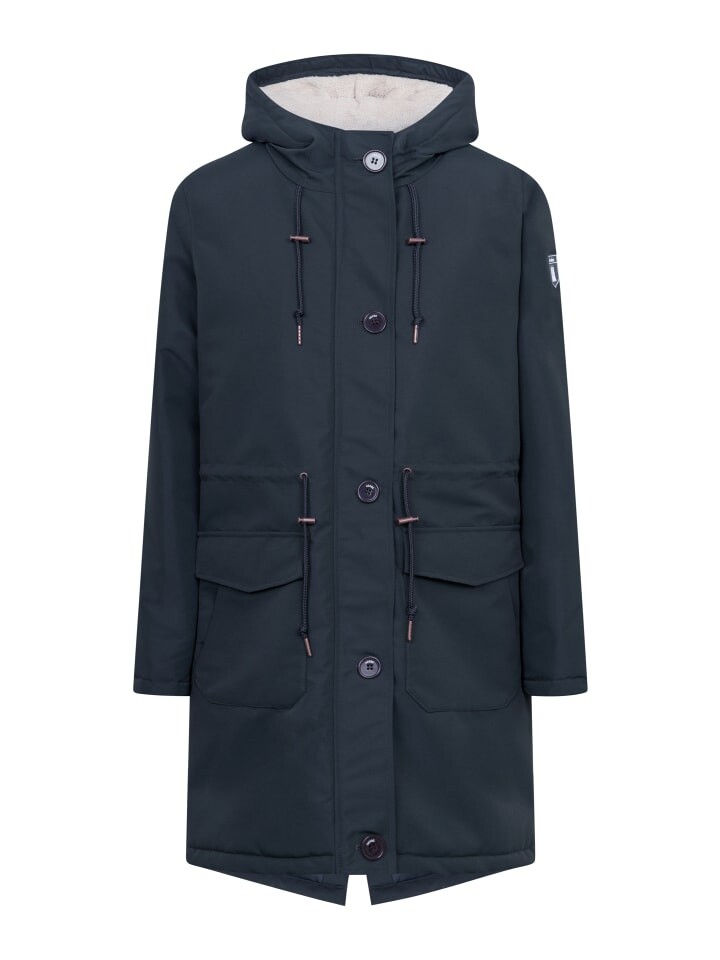 

Пуховик Derbe Festholm, цвет navy/off white