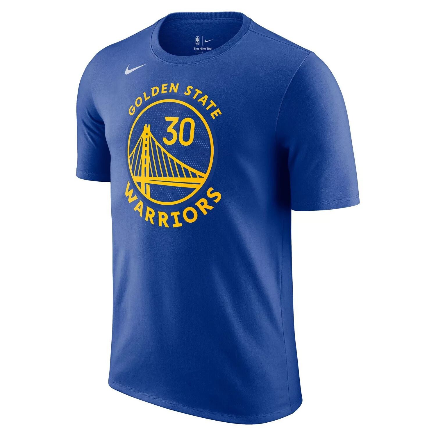 Мужская футболка Nike Stephen Curry Royal Golden State Warriors Icon 2022/23 с именем и номером — фото 2