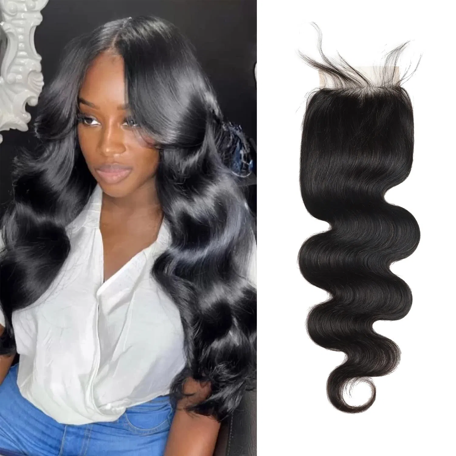 Накладка на пробор «Lace Closure Body Wave» 10 дюймов от BLISSHAIR Blisshair