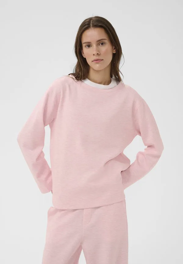 

Футболка с длинными рукавами и круглым вырезом из меланжевой ткани gincentiw Inwear, Candy Pink Melange, Серый, Футболка с длинными рукавами и круглым вырезом из меланжевой ткани gincentiw Inwear, Candy Pink Melange