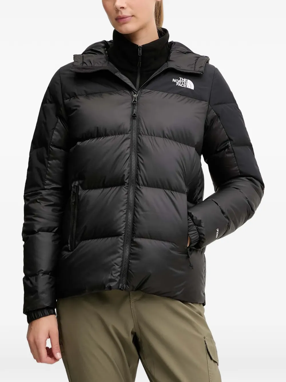 

Куртка с капюшоном и логотипом The North Face, черный