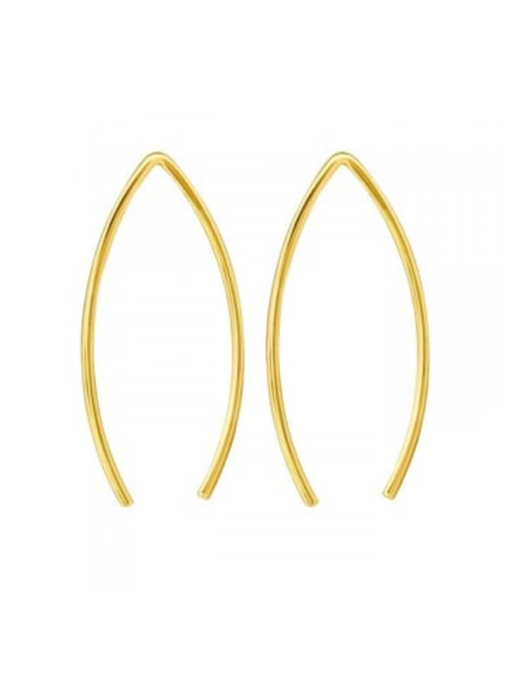 

Alexander York Серьги-подвески золотистого цвета из серебра 925 пробы, комплект из 2 штук