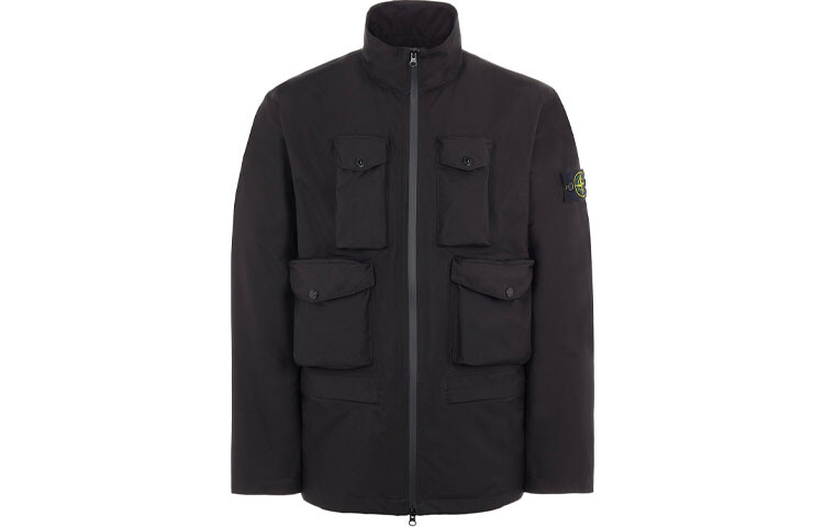 

Куртка мужская Stone Island с двумя видами карманов, черный