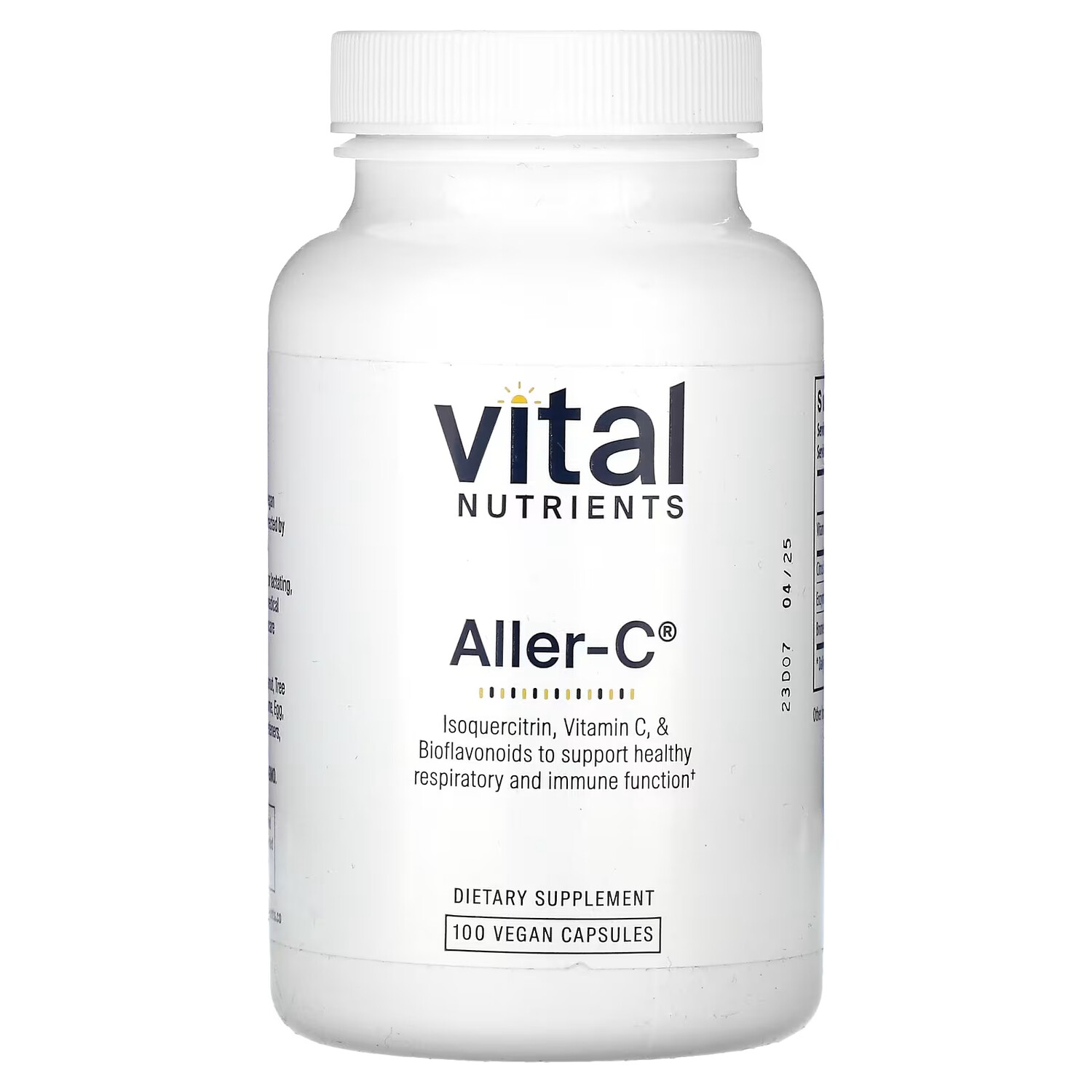 

Добавка Vital Nutrients Aller-C, 100 капсул