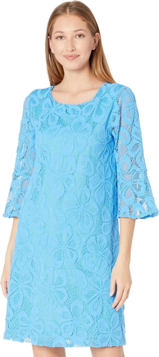 

Платье Lilly Pulitzer Ophelia Dress, цвет Zanzibar Blue Spring Fling Lace