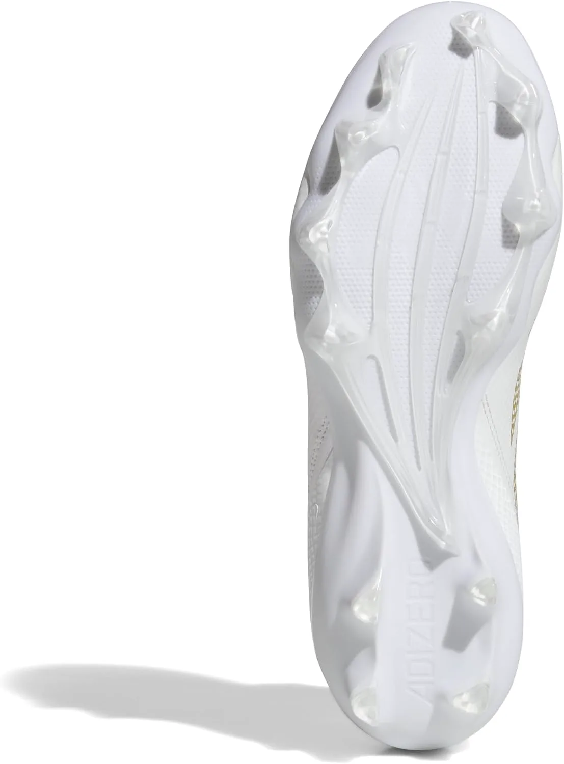 Футбольные бутсы Adidas Adizero Impact для взрослых, унисекс, белый/металлик — фото 3