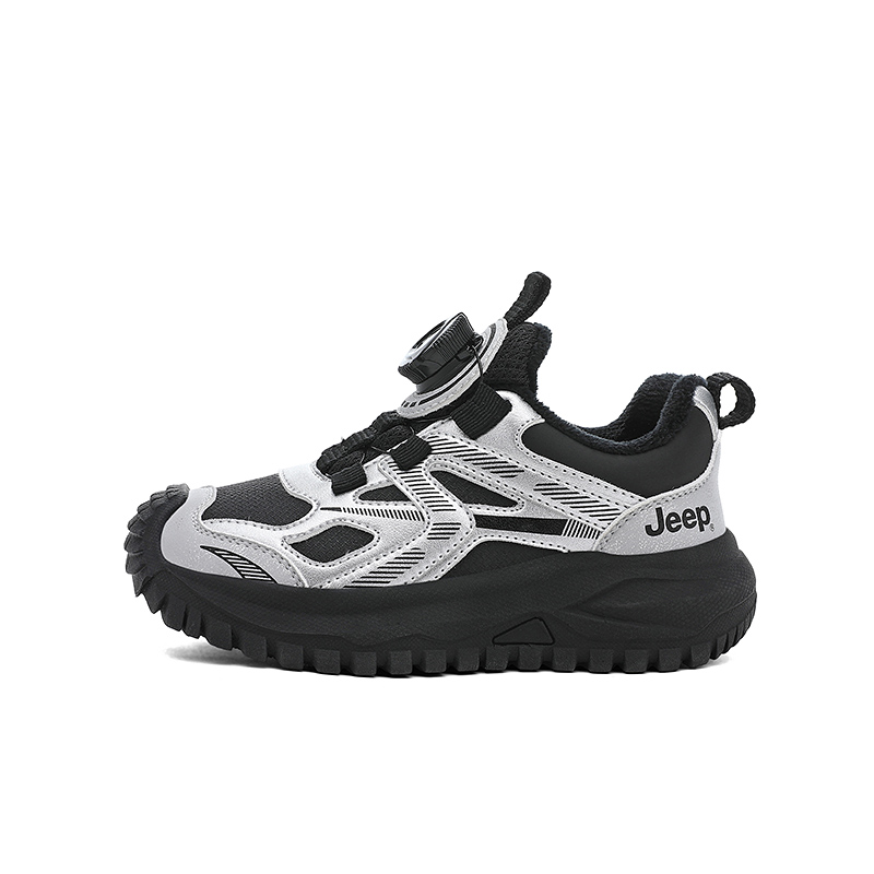 Кроссовки Low top Running Shoes для детей Jeep, оливково-зеленый/obsidian черный[fleece-lined-upgraded] — фото 3