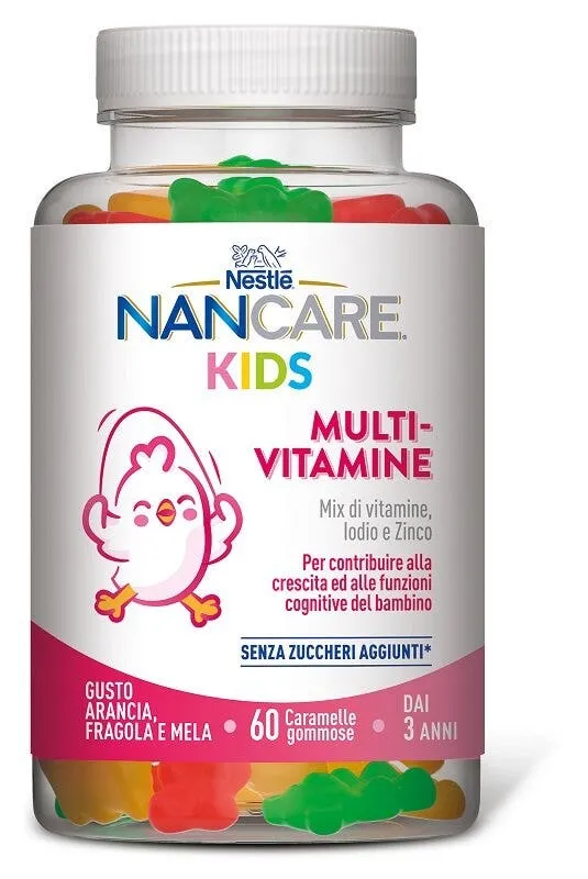

Nancare Kids Мультивитамины, 60 жевательных таблеток