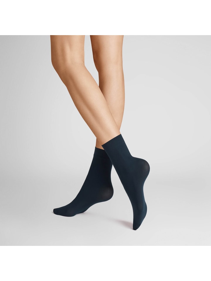 

Hudson Полупрозрачные тонкие носки микроразмера 50, темно-синего цвета