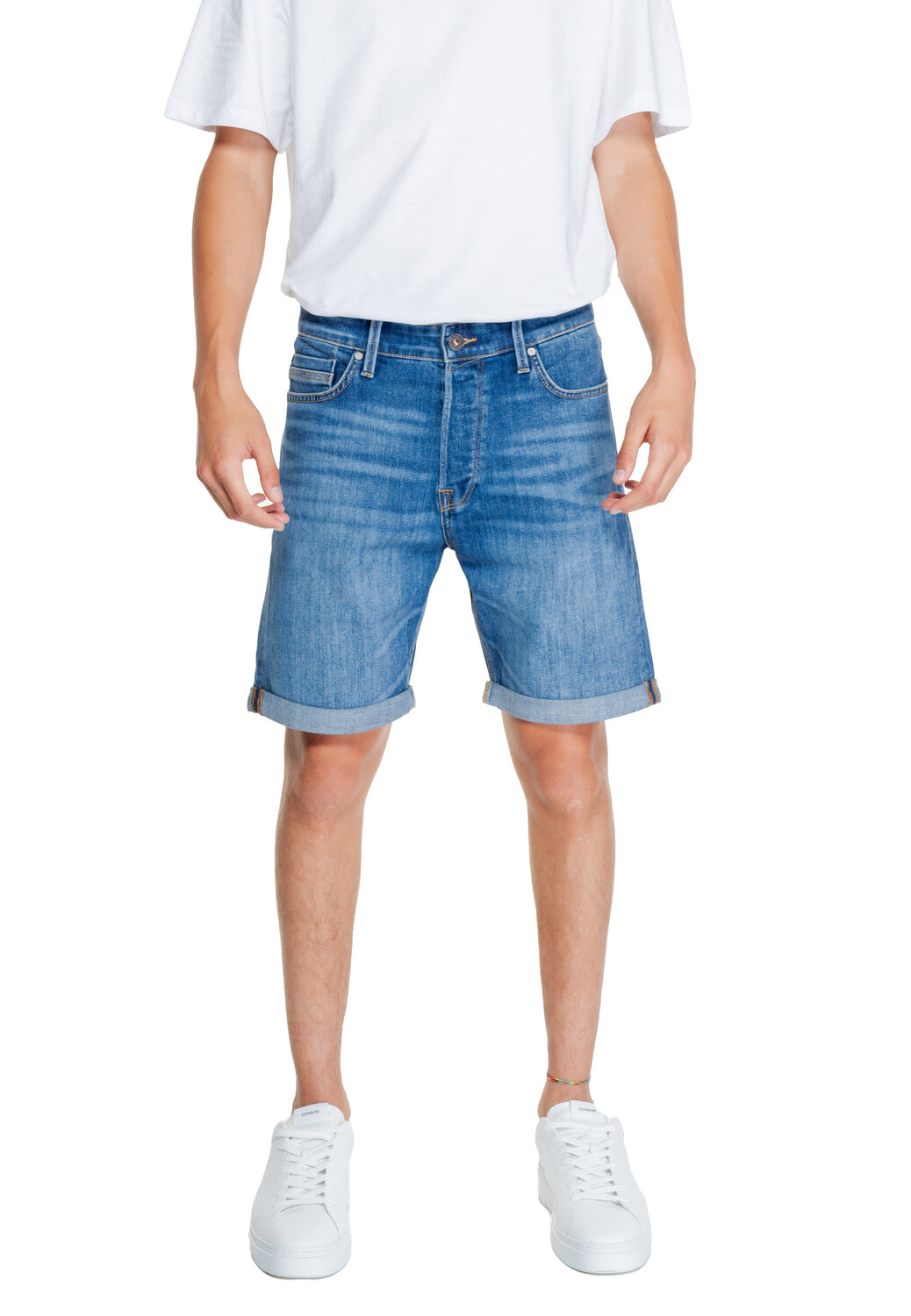 

Шорты Jack & Jones с эффектом потертости, синий
