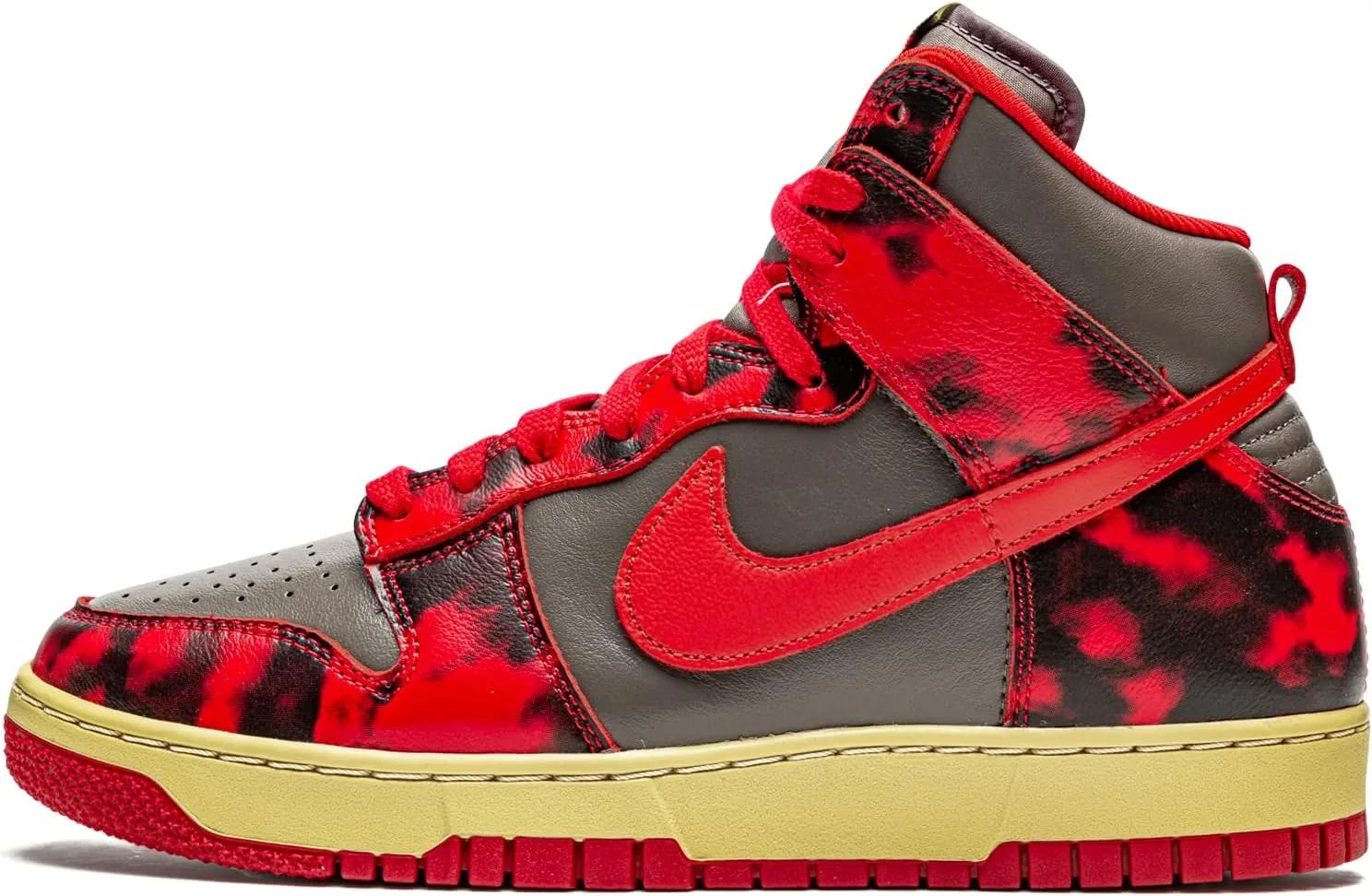 Мужские баскетбольные кроссовки Nike Dunk Hi Retro, красный/коричневый
