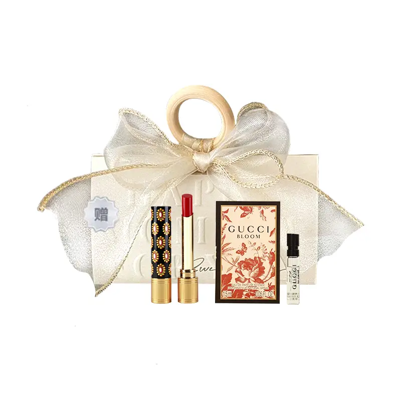 

Набор косметики Angel Shopping Bag стойкая увлажняющая помада+пробники духов GUCCI