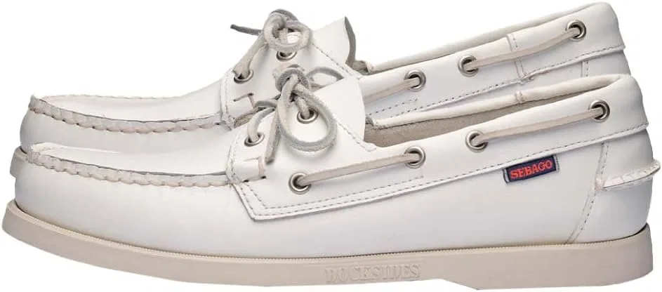 Лоферы Sebago Portland Boat Shoes белый