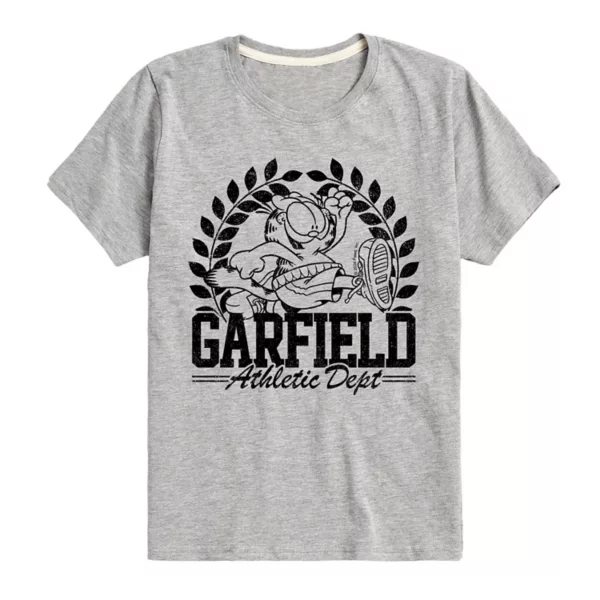

Футболка Garfield Sports Department с рисунком для мальчиков 8-20 лет Licensed Character, серый