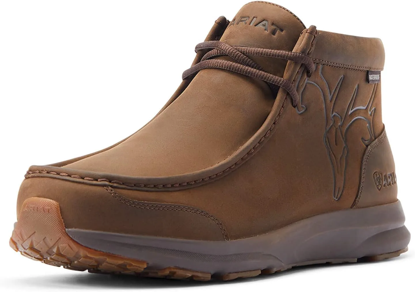 Мужские водонепроницаемые походные ботинки Ariat Spitfire с носком-мокасином, коричневый — фото 3